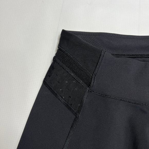 Lululemon Just Breathe Crop Leggings SIZE 6 Black Mesh Panel Pocket Yoga Pants - Picture 10 of 12